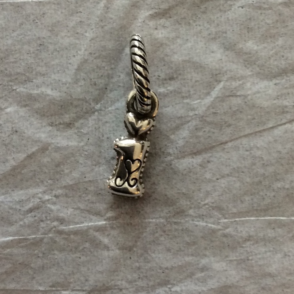 Brighton silver “i” charm